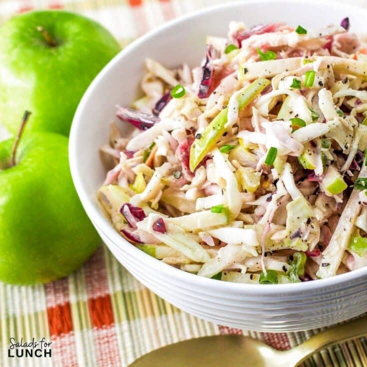 Apple Cabbage Coleslaw Recipe - These fall salads will help you make the most of October’s fresh, seasonal produce while adding flavor, nutrition, and variety to your meals. Enjoy the richness of fall in every bite!