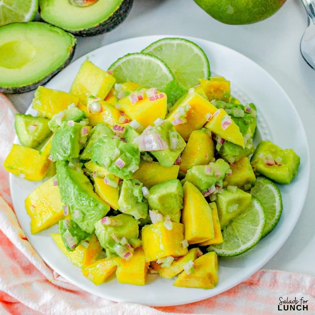 Avocado and Mango Salad Recipe.