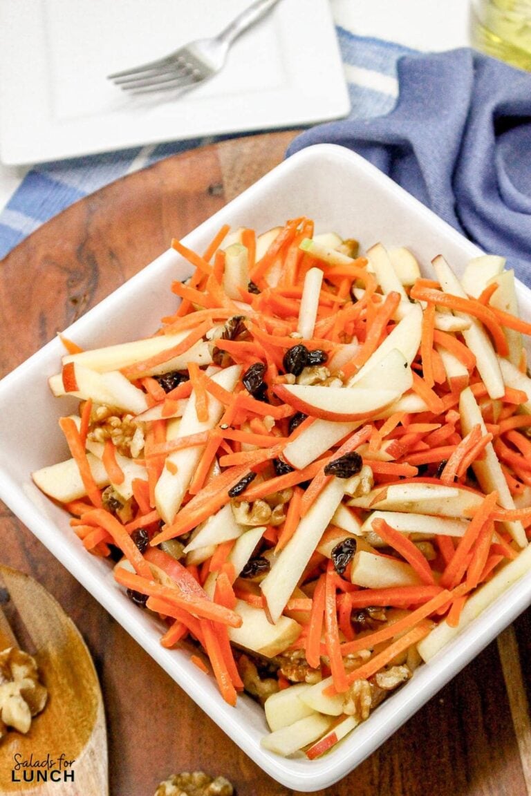 Carrot Raisin Salad with Apples