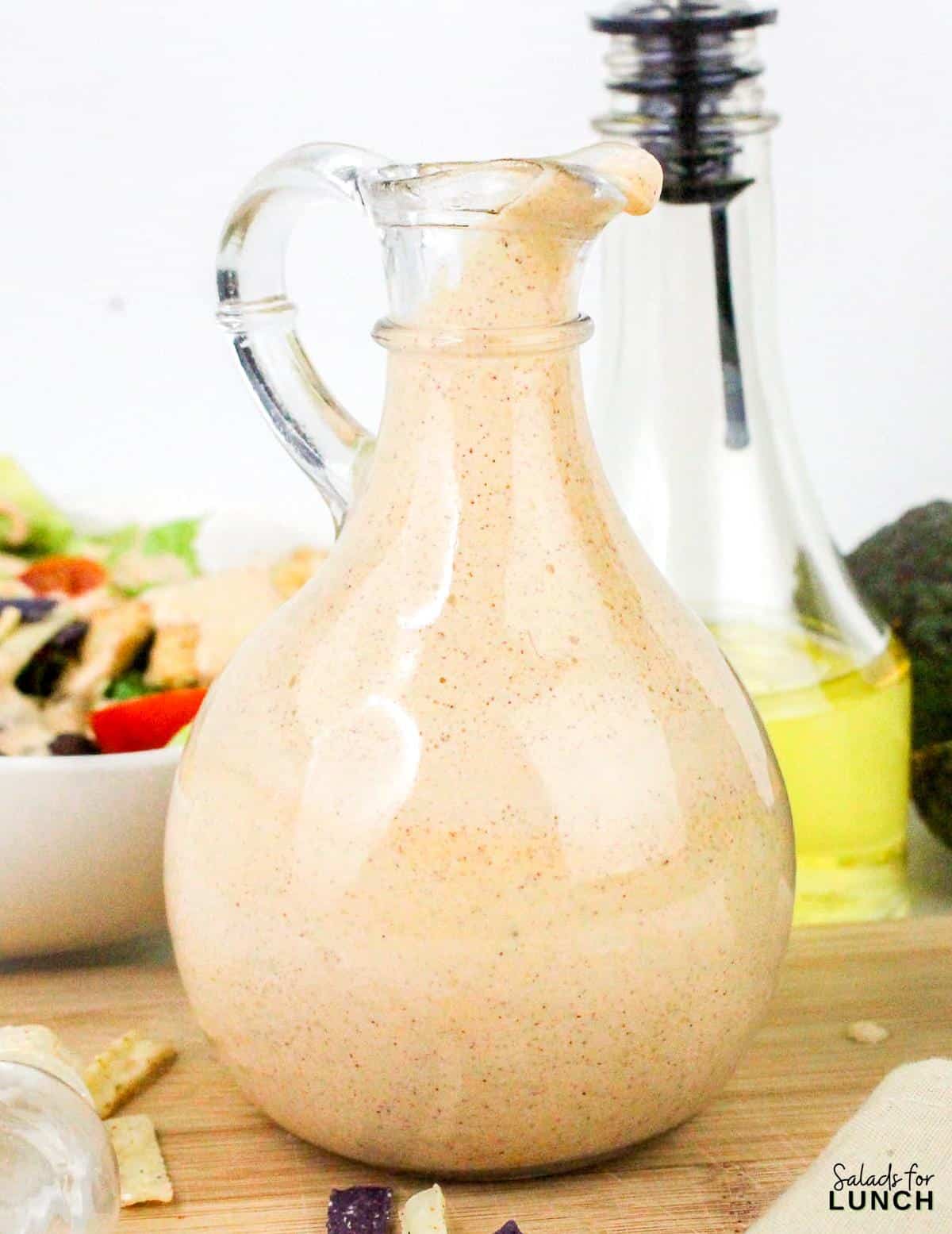 Creamy Southwestern Salad Dressing Recipe 35 - Discover a creamy, flavorful homemade Southwestern salad dressing that's simple to make. Perfect for burrito bowls, salads, or tacos!