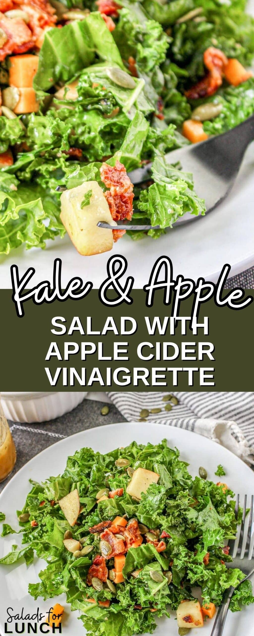 Kale and Apple Salad Recipe 1 scaled - This quick and easy Kale and Apple Salad with Apple Cider Vinaigrette is not just a feast for the taste buds but also a celebration of wholesome goodness. Perfect for those busy days when you crave a healthy and satisfying meal without sacrificing on flavor.