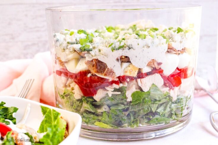 Layered Cobb Salad Trifle 6 - As the height of summer unfolds, August brings an abundance of fresh, flavorful fruits and vegetables. This month is a perfect time to make summer salads to enjoy the delicious seasonal produce that August has to offer at their peak, and while they're packed with nutrients and bursting with flavor.