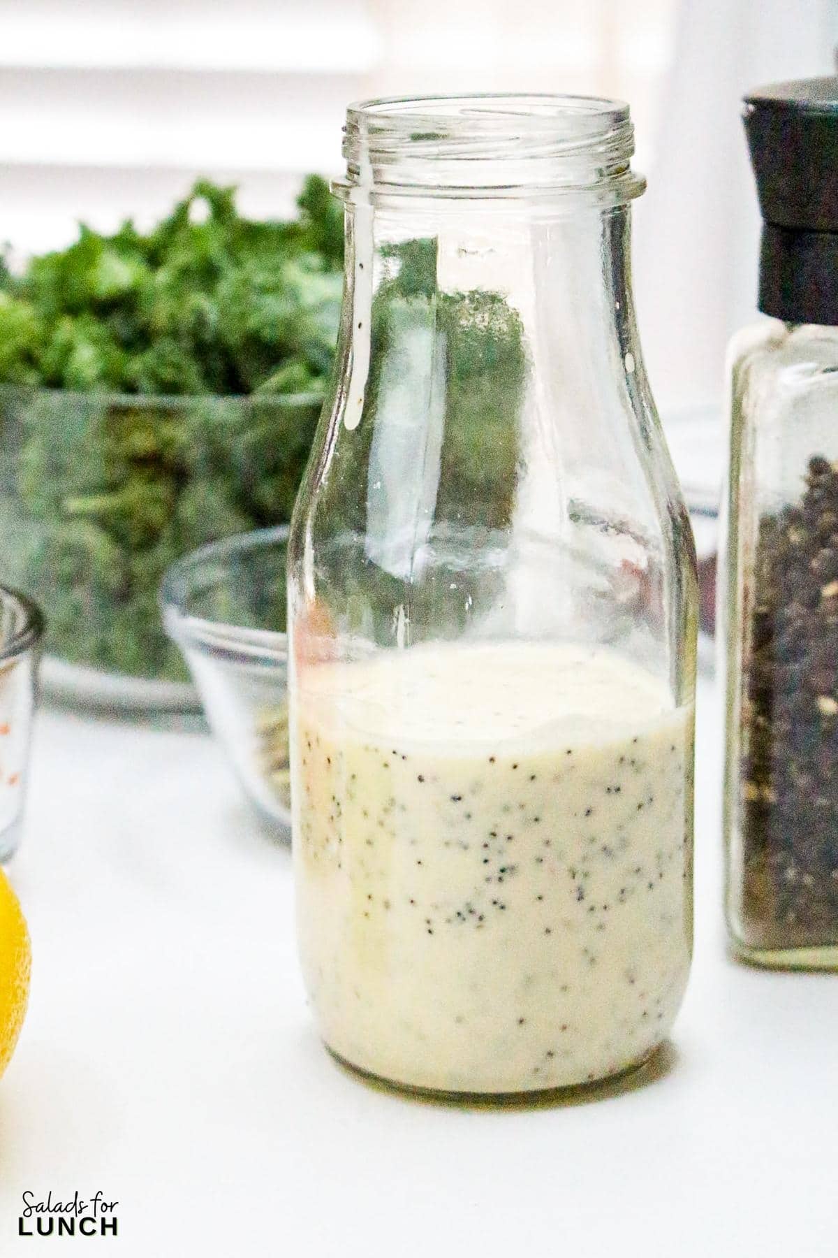 Easy Creamy Poppy Seed Salad Dressing